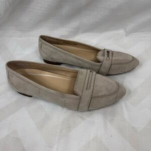 Vionic Women's Savannah Suede Loafers Gray Slip-On Flats size‎ 8.5